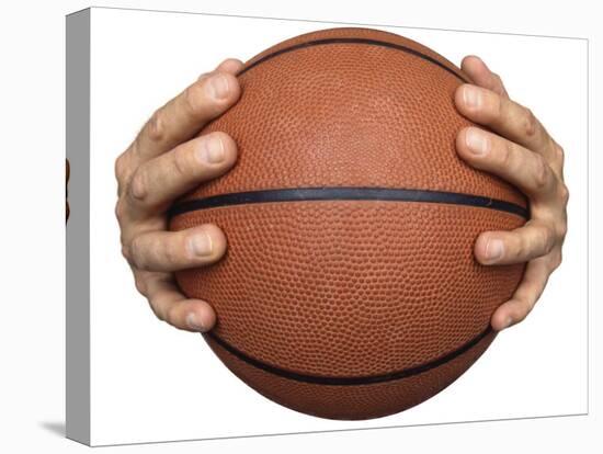 Hands Holding a Basketball-null-Premier Image Canvas