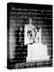 Handwritten Gettysburg Address Superimposed over Statue at Lincoln Memorial-null-Premier Image Canvas