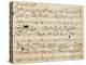 Handwritten Score for Herzliebster Jesu, Chorale Prelude No 2-Johannes Brahms-Premier Image Canvas