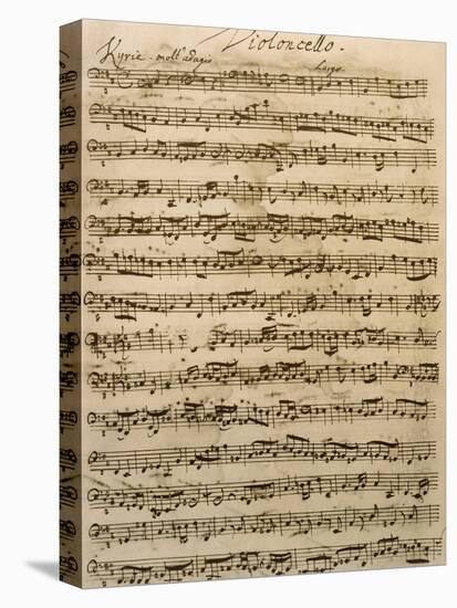 Handwritten Score for Mass in B Minor, BWV 232-Johann Sebastian Bach-Premier Image Canvas