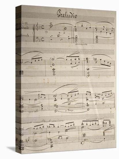 Handwritten Sheet Music for Cavalleria Rusticana-null-Premier Image Canvas