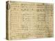 Handwritten Sheet Music for I Puritani-null-Premier Image Canvas