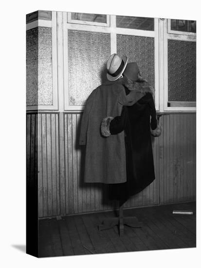 Hanging Coats Posed as an Embracing Couple-Bettmann-Premier Image Canvas