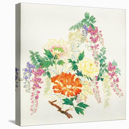 Hanging Flowers-Haruyo Morita-Stretched Canvas