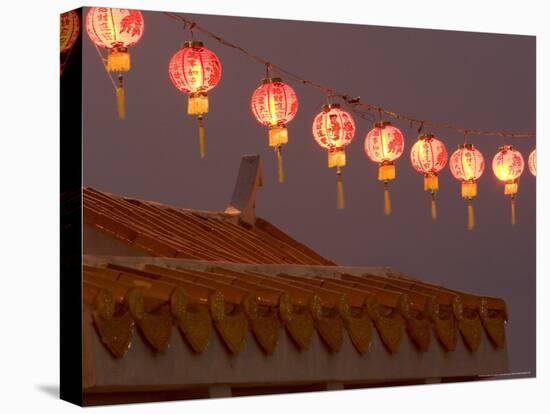 Hanging Red Paper Lanterns, Thailand-Gavriel Jecan-Premier Image Canvas