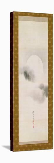 Hanging Scroll Depicting the Autumnal Moon, from a Triptych of the Three Seasons, Japanese-Sakai Hoitsu-Premier Image Canvas