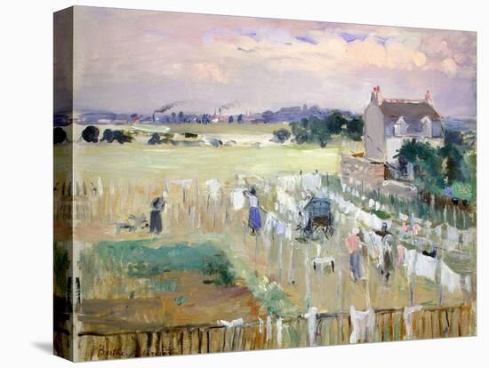 Hanging the Laundry Out to Dry-Berthe Morisot-Premier Image Canvas