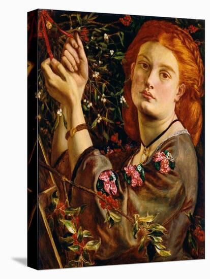 Hanging the Mistletoe, 1860-Dante Gabriel Rossetti-Premier Image Canvas