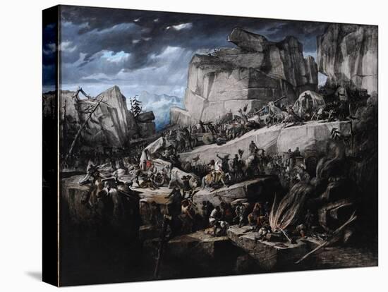 Hannibal Crosses the Alps-Bénédict Masson-Premier Image Canvas