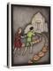 Hansel and Gretel Follow the Path up to the Witches House-Jennie Harbour-Stretched Canvas