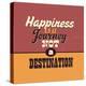 Happiness Is a Journey Not a Destination-Lorand Okos-Stretched Canvas