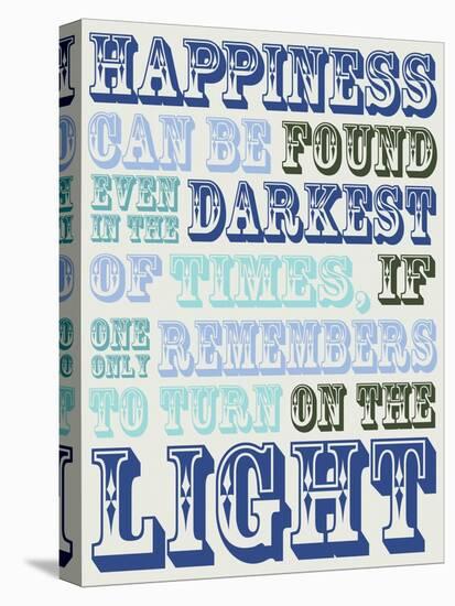 Happiness Light-Lauren Gibbons-Stretched Canvas