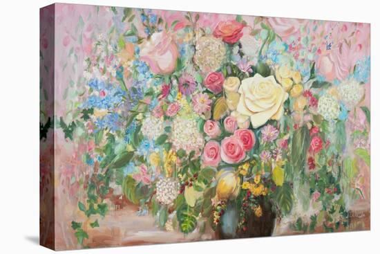 Happy Bouquet-Sandra Iafrate-Stretched Canvas