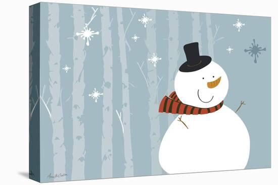 Happy Snowman-Anne Cote-Premier Image Canvas