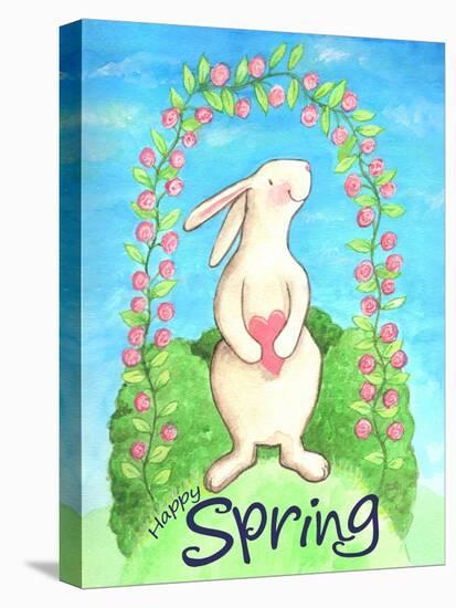 Happy Spring Bunny-Melinda Hipsher-Premier Image Canvas