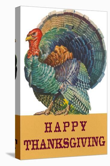 Happy Thanksgiving, Angry Turkey-null-Stretched Canvas