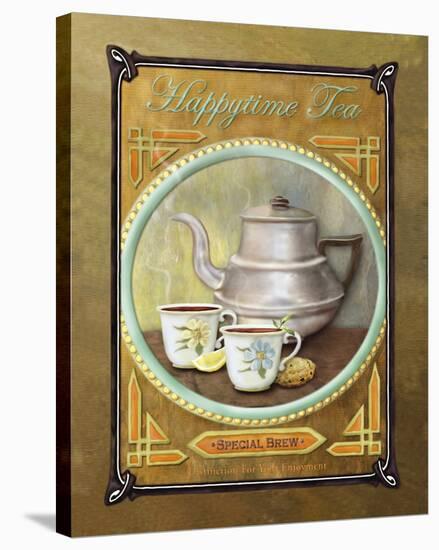 Happy Time Tea-Jan Sacca-Stretched Canvas