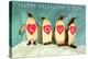 Happy Valentine's Day, Love Penguins-null-Stretched Canvas