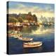 Harbor at Dusk-Arcobaleno-Stretched Canvas