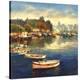 Harbor at Dusk-Arcobaleno-Stretched Canvas