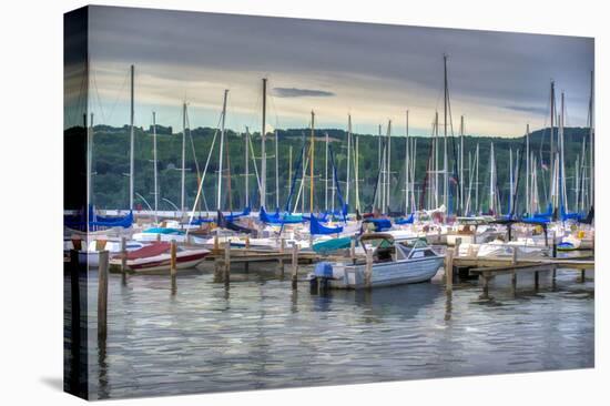 Harbor at Watkins Glen-Robert Lott-Stretched Canvas