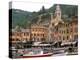 Harbor Front, Portofino, Riviera di Levante, Liguria, Italy-Walter Bibikow-Premier Image Canvas