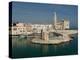 Harbor View of 13th Century Romanesque Duomo, Trani, Puglia, Italy-Walter Bibikow-Premier Image Canvas