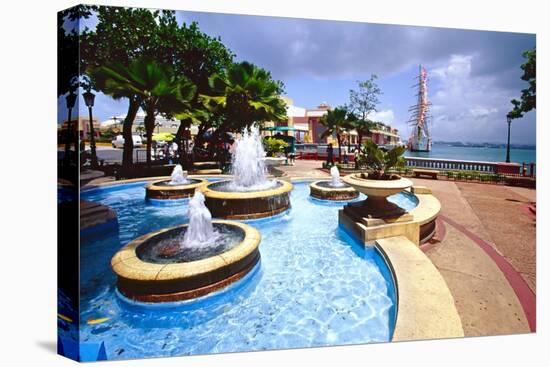 Harbor View, Old San Juan, Puerto Rico-George Oze-Premier Image Canvas