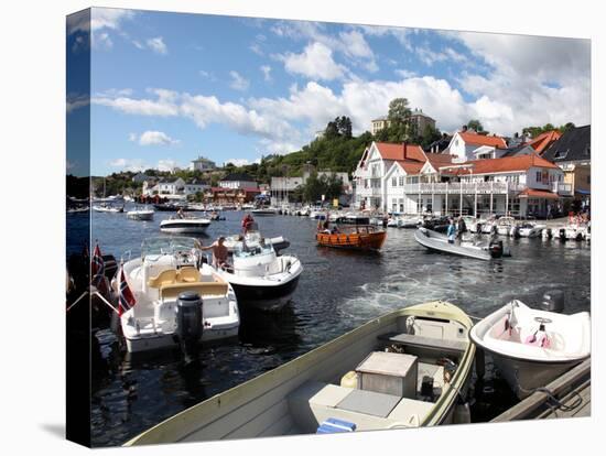 Harbour Approaches, Kragero, Telemark, South Norway, Norway, Scandinavia, Europe-David Lomax-Premier Image Canvas