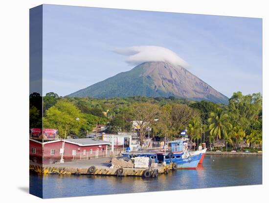 Harbour Below Volcan Concepcion, 1610M, Ometepe Island, Lake Nicaragua, Nicaragua, Central America-Christian Kober-Premier Image Canvas