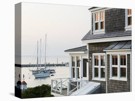 Harbour, Menemsha, Martha's Vineyard, Massachusetts, USA-Walter Bibikow-Premier Image Canvas