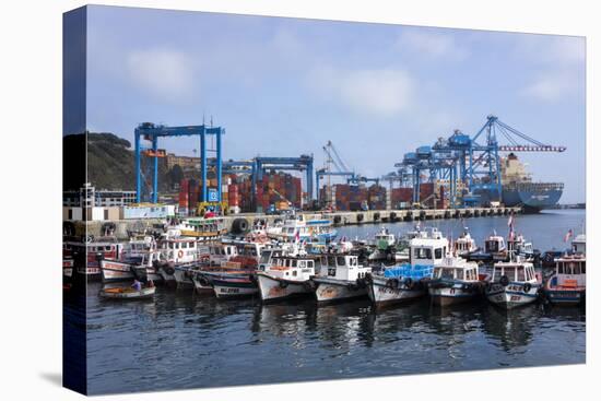 Harbour, Valparaiso, Chile-Peter Groenendijk-Premier Image Canvas