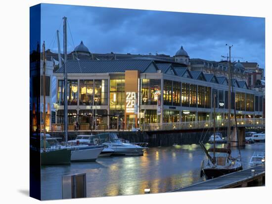 Harbourside Bars and Restaurants, Bristol, England, United Kingdom, Europe-Rob Cousins-Premier Image Canvas