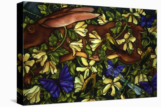 Hare and Goldfinch-Holly Carr-Premier Image Canvas