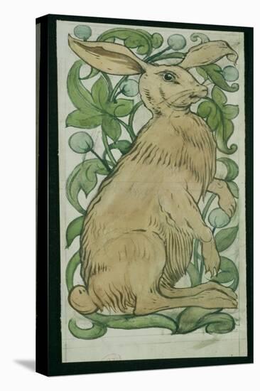 Hare (W/C on Paper)-William De Morgan-Premier Image Canvas