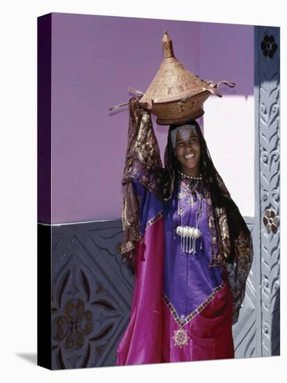 Harerge Province, Harar, an Harari Girl in Wedding Attire, Ethiopia-Nigel Pavitt-Premier Image Canvas