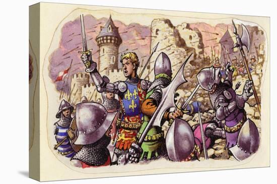 Harfleur Besieged by King Henry V-Pat Nicolle-Premier Image Canvas