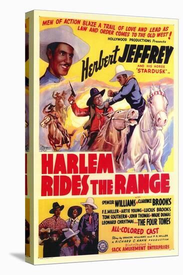 Harlem Rides the Range, 1939-null-Stretched Canvas