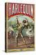 Harlequin Brand Tobacco Label-Lantern Press-Stretched Canvas
