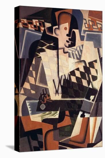 Harlequin with a Guitar, 1917-Juan Gris-Premier Image Canvas