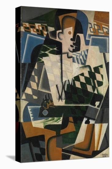 Harlequin with a Guitar, 1917-Juan Gris-Premier Image Canvas