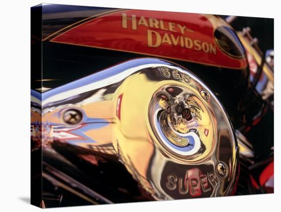 Harley Davidson Heritage Softail Made 1991 from a 1936 Style-null-Premier Image Canvas