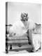 HARLOW, 1965 directed by GORDON DOUGLAS Carroll Baker (b/w photo)-null-Stretched Canvas