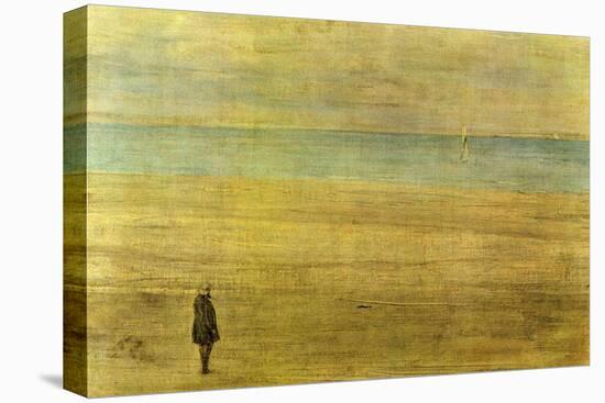 Harmony In Blue and Silver - Trouville-James Abbott McNeill Whistler-Stretched Canvas