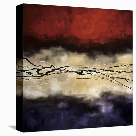Harmony in Red and Violet-Laurie Maitland-Stretched Canvas