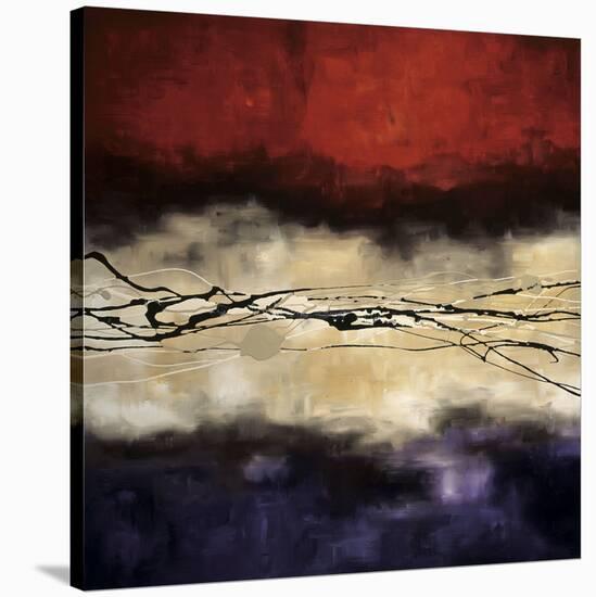 Harmony in Red and Violet-Laurie Maitland-Stretched Canvas