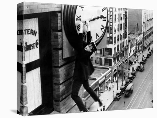 Harold Lloyd. "Safety Last" 1923, Directed by Fred Newmeyer-null-Premier Image Canvas