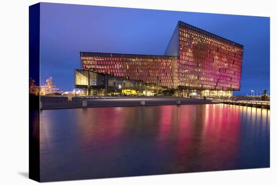 Harpa Concert Hall and Conference Centre in Reykjavik, Iceland, Polar Regions-Chris Hepburn-Premier Image Canvas