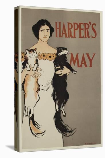 Harper's, 1896 (Commercial Litho & Relief Process Printed in Colour Ink)-Edward Penfield-Premier Image Canvas