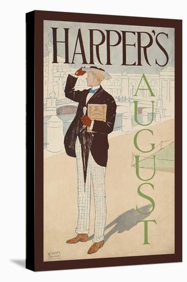 Harper's August-Edward Penfield-Stretched Canvas